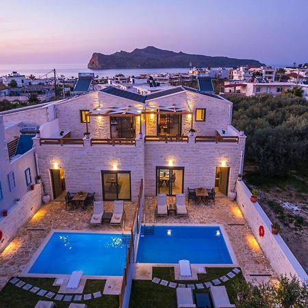 Sun Flower Villas With Sea View Agia Marina  Ngoại thất bức ảnh