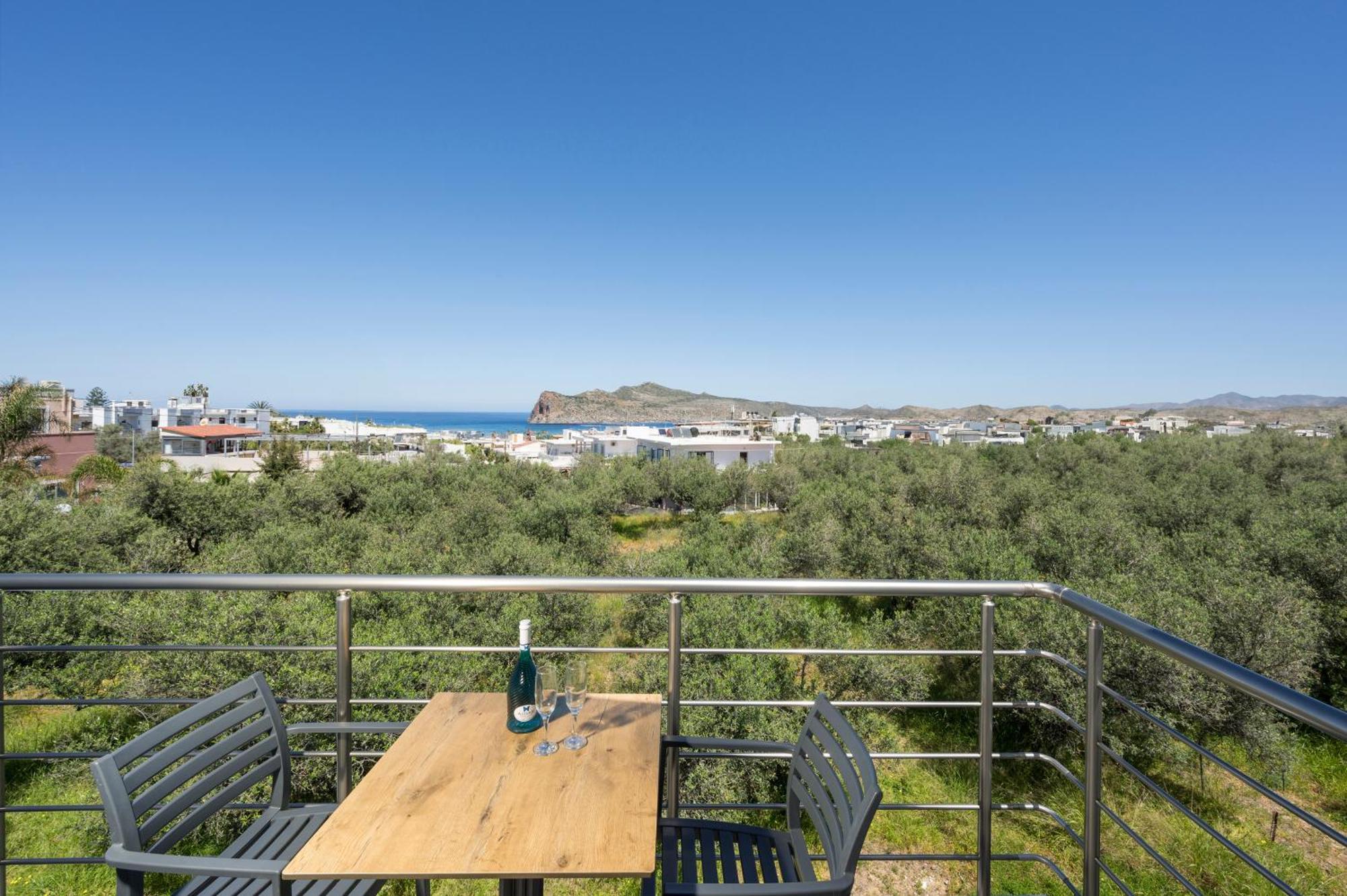 Sun Flower Villas With Sea View Agia Marina  Ngoại thất bức ảnh