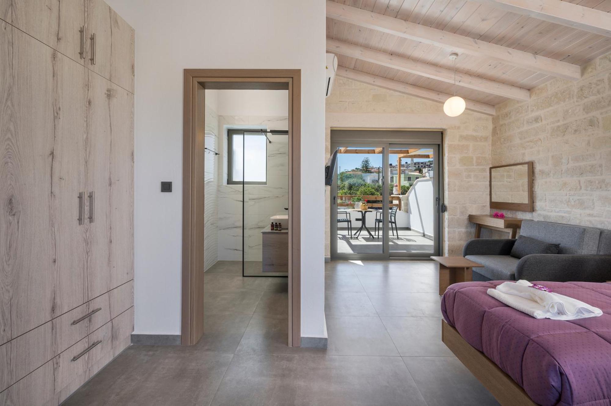 Sun Flower Villas With Sea View Agia Marina  Ngoại thất bức ảnh