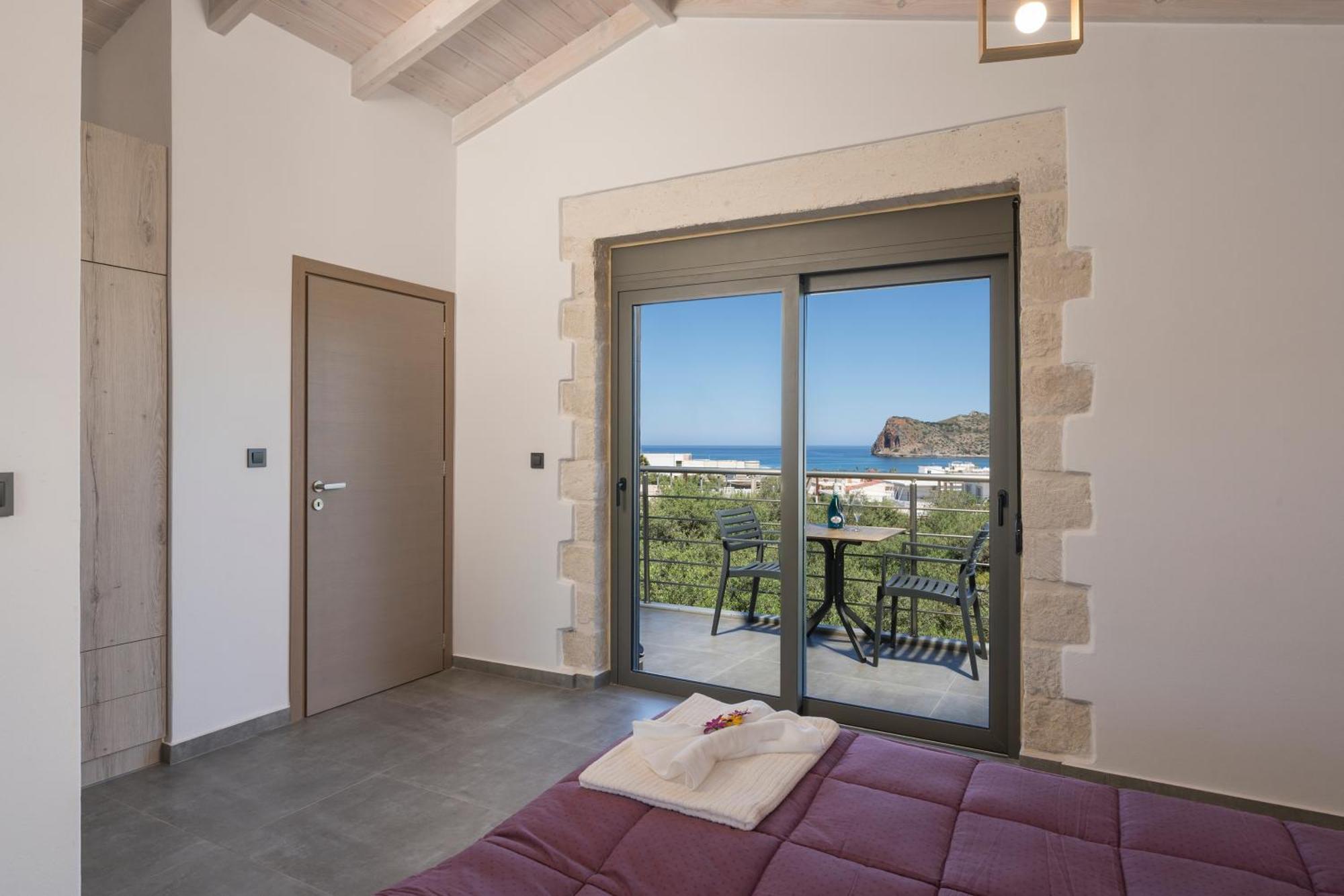Sun Flower Villas With Sea View Agia Marina  Ngoại thất bức ảnh