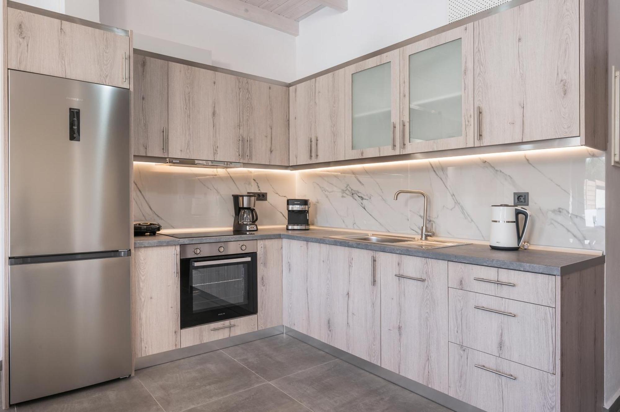 Sun Flower Villas With Sea View Agia Marina  Ngoại thất bức ảnh