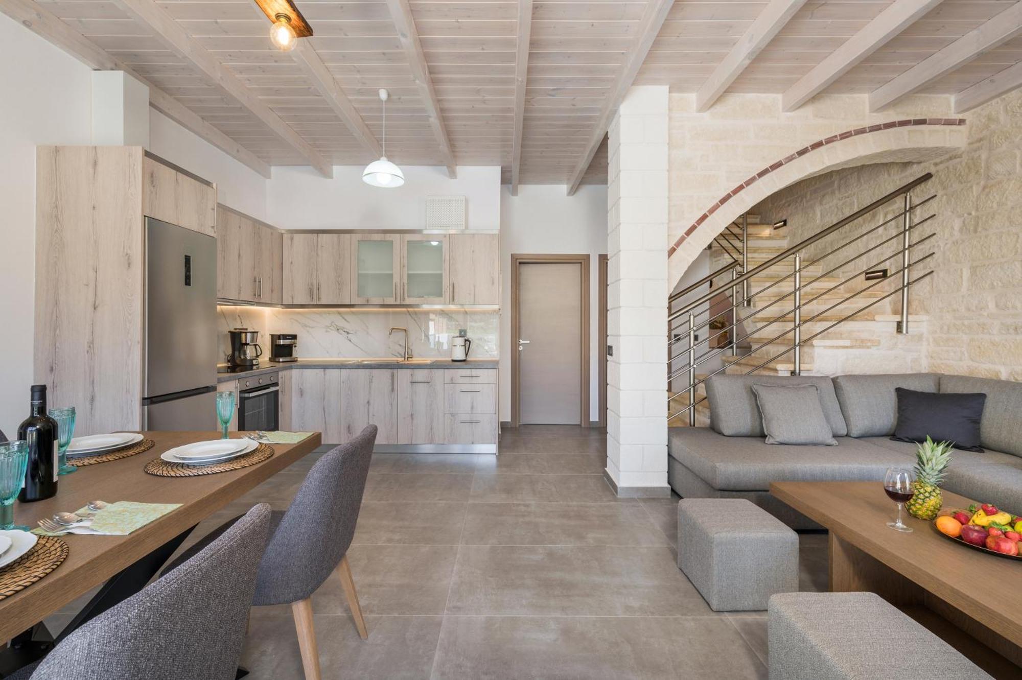 Sun Flower Villas With Sea View Agia Marina  Ngoại thất bức ảnh
