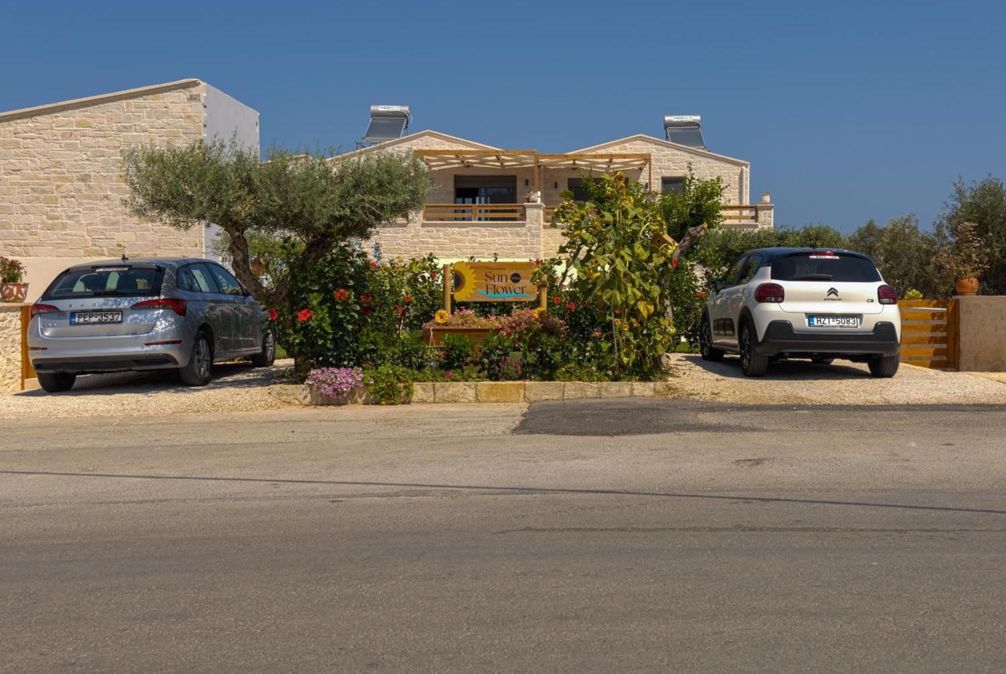 Sun Flower Villas With Sea View Agia Marina  Ngoại thất bức ảnh