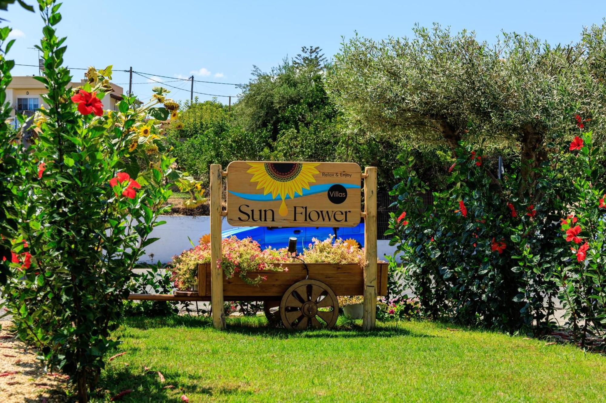 Sun Flower Villas With Sea View Agia Marina  Ngoại thất bức ảnh