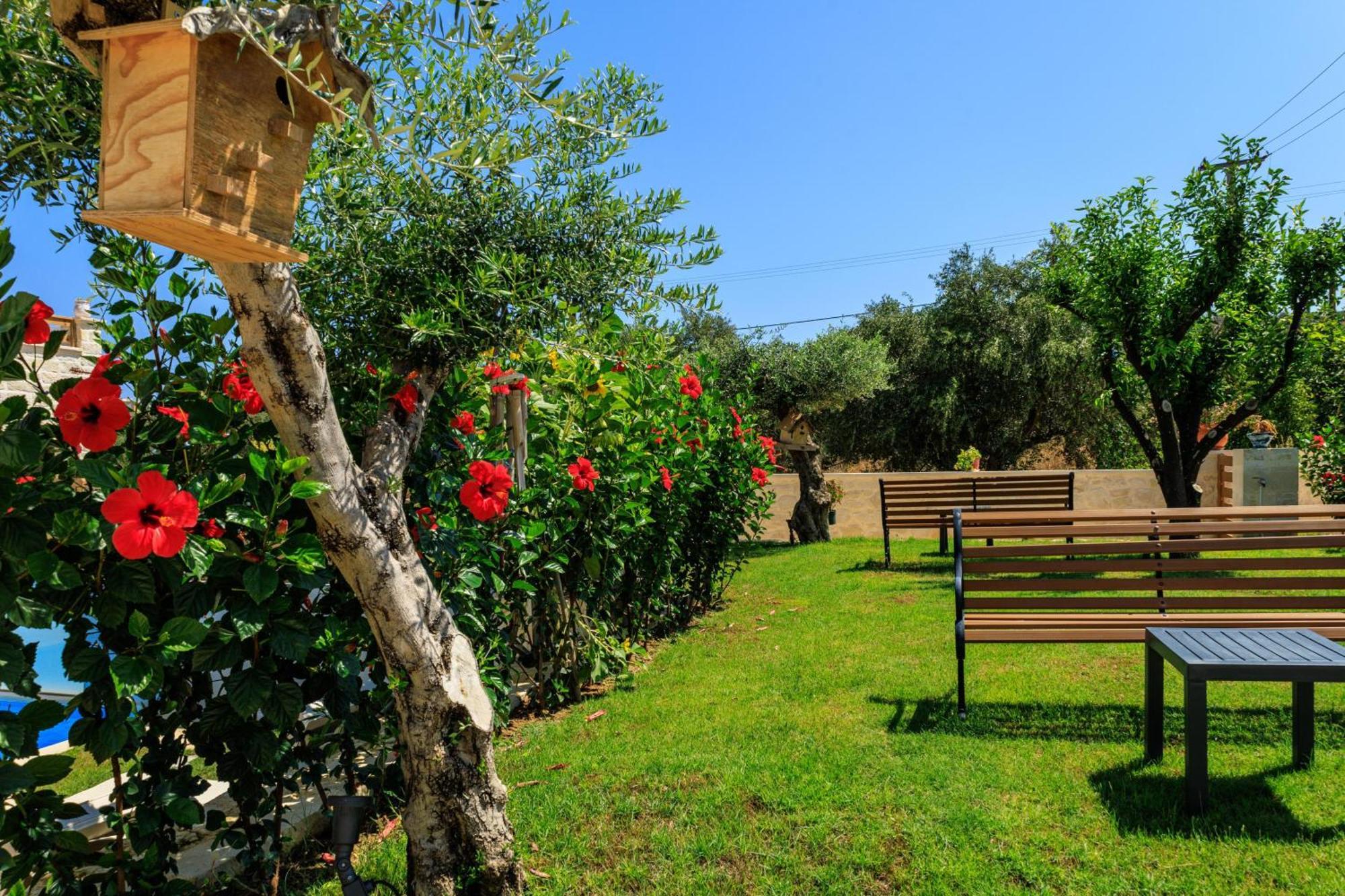 Sun Flower Villas With Sea View Agia Marina  Ngoại thất bức ảnh